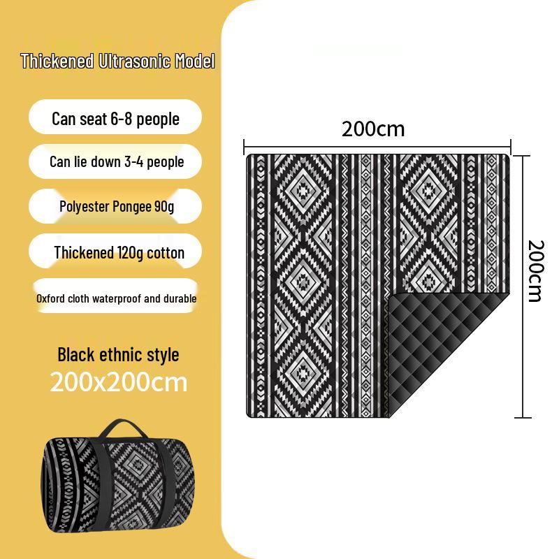 Thickened Moisture-Proof Outdoor Mat: Lawn, Picnic, Beach & Camping