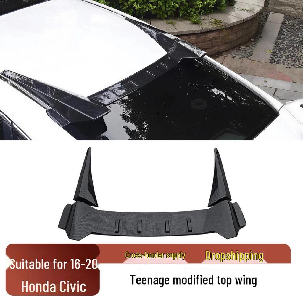R-Style Rear Roof Spoiler Deflector for 2016-2020 Honda Civic Sedan