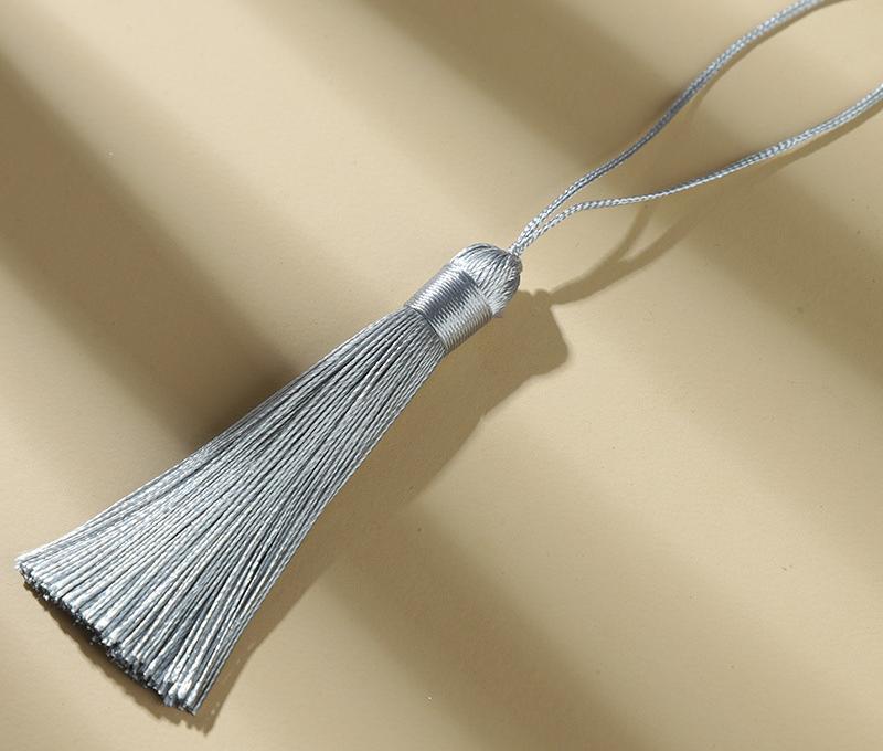 10 Pack Gray Tassels, # Color, for DIY Crafts and Sewing Projects