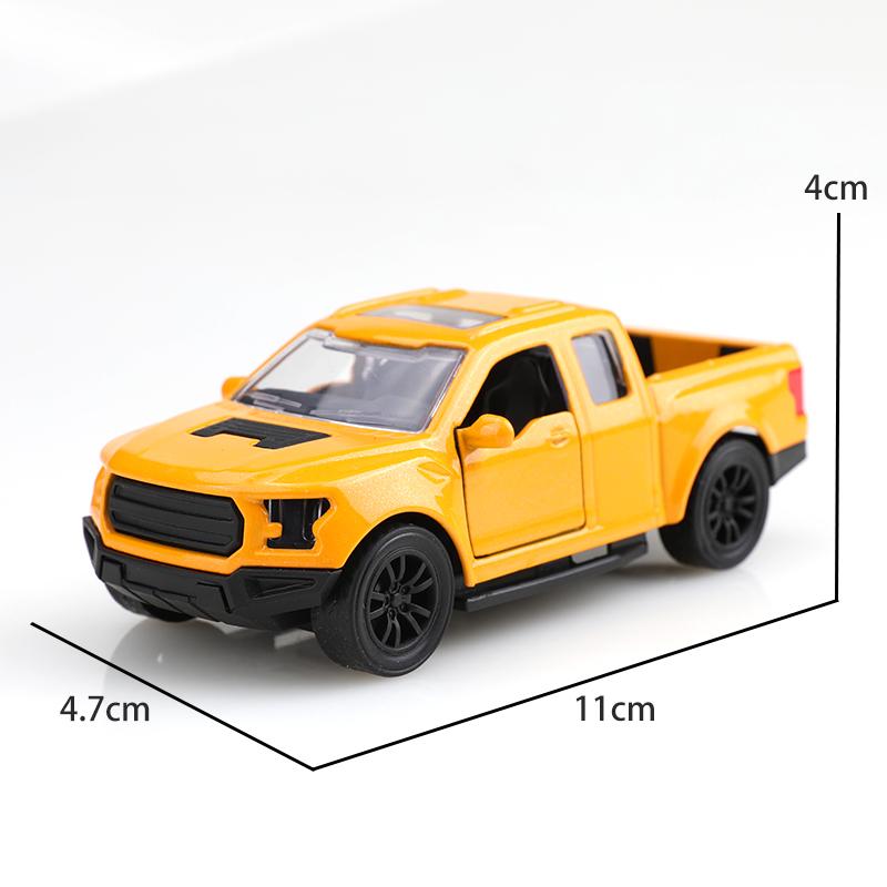 Bagged 1:38F150 pickup alloy pull-back off-road vehicle, imitation off-road vehicle children's alloy car, boy's toy car