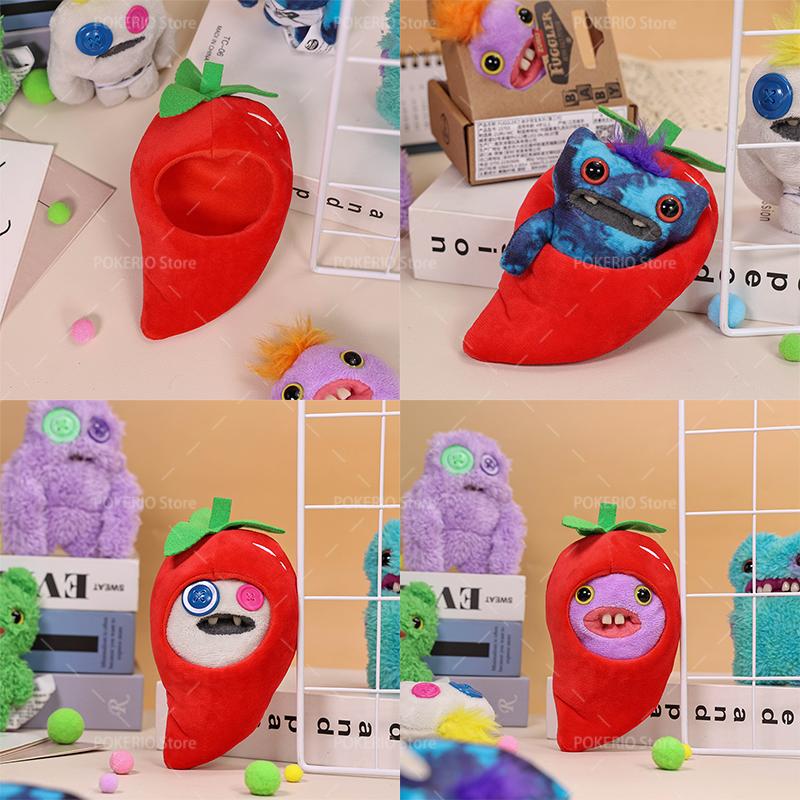 Mini Plush Doll's Clothes Outfit Accessories Tomato Chili Ice-Cream Thief Mask for Fuggler Plush Keyring & Baby Monster Series