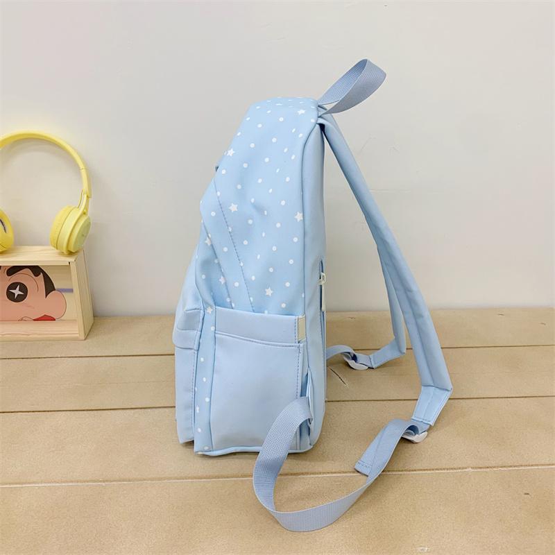 Point Print Schoolbag Women's Lightweight Backpack
