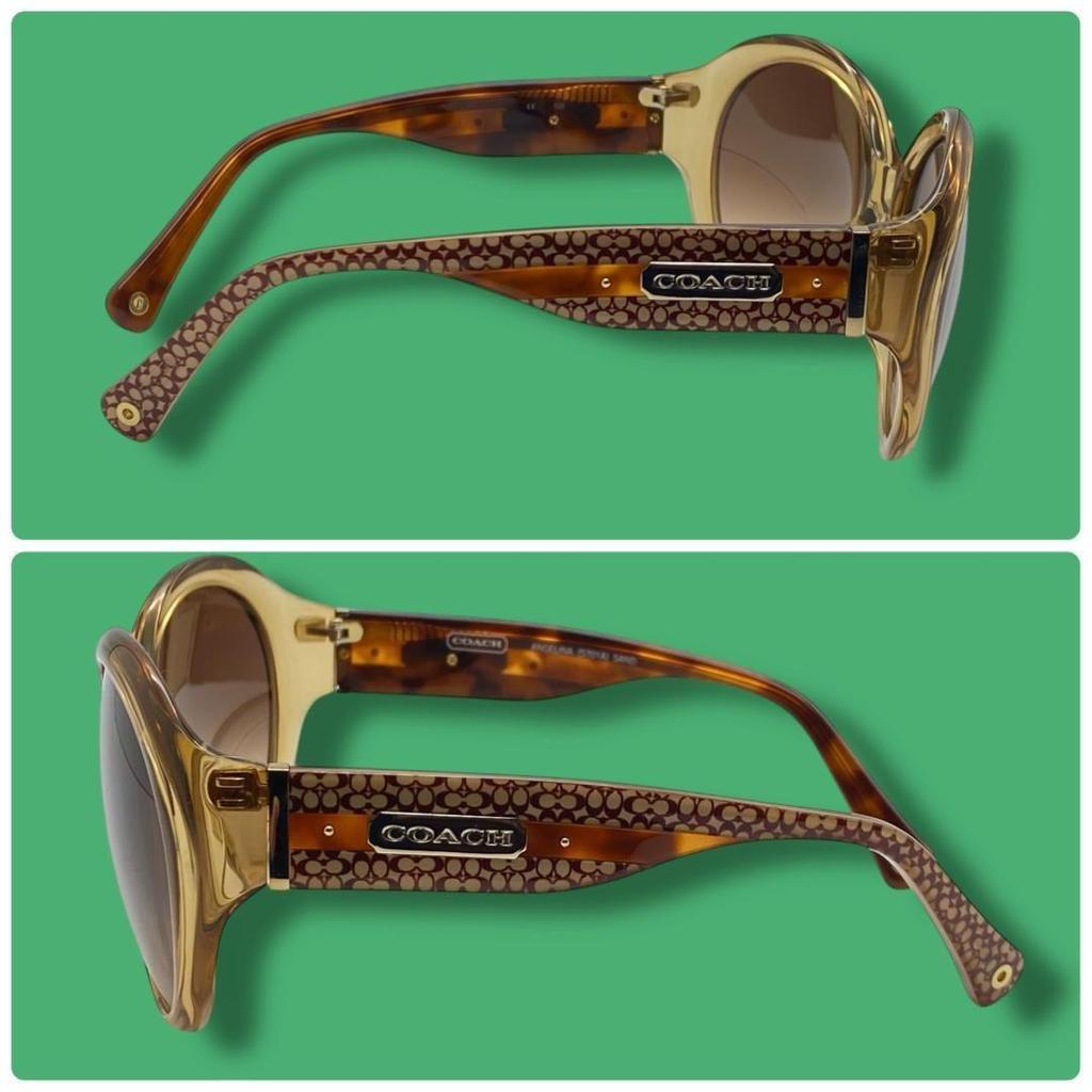 Used [Good Condition] Coach Women's Sunglasses Signature Brown S701A