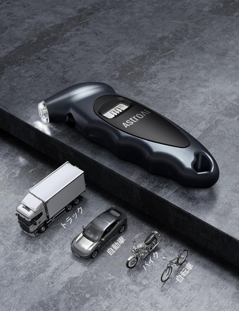 AstroAI Digital Air Gauge Tire Gauge with AAA , 150 PSI, 4 Pressure Units,