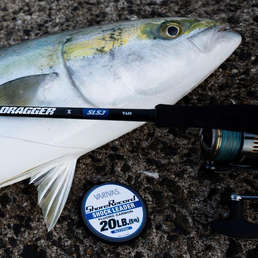 Used VARIVAS Shore Record Shock Leader Fluorocarbon 30m 30lb (No. 8)