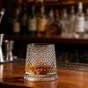 Rotatable Whiskey Glasses Rotatable Old Fashioned Drinking Cup with Coaster Whiskey Bourbon Tasting Glass for Men Dad Husband
