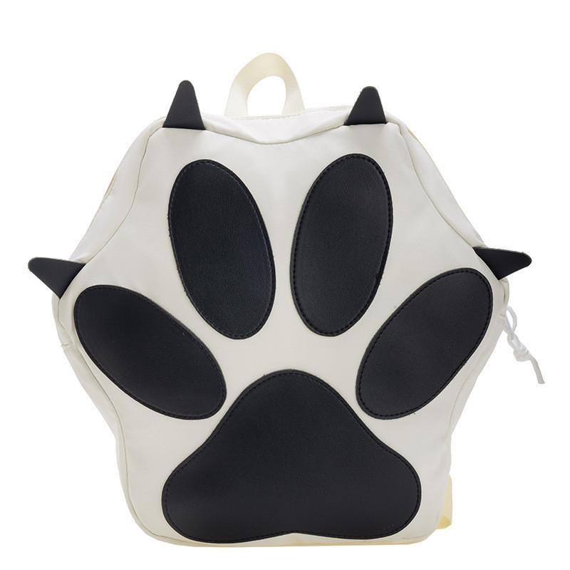 Adorable Cat Paw Design Cartoon Student Backpack For Kids In Sweet Colors And Styles