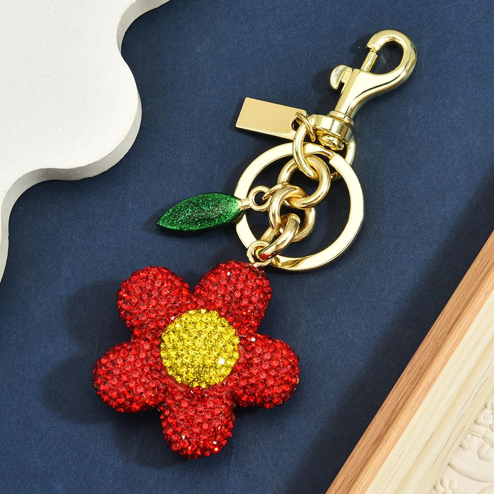Girl's Heart Niche Flower Keychain