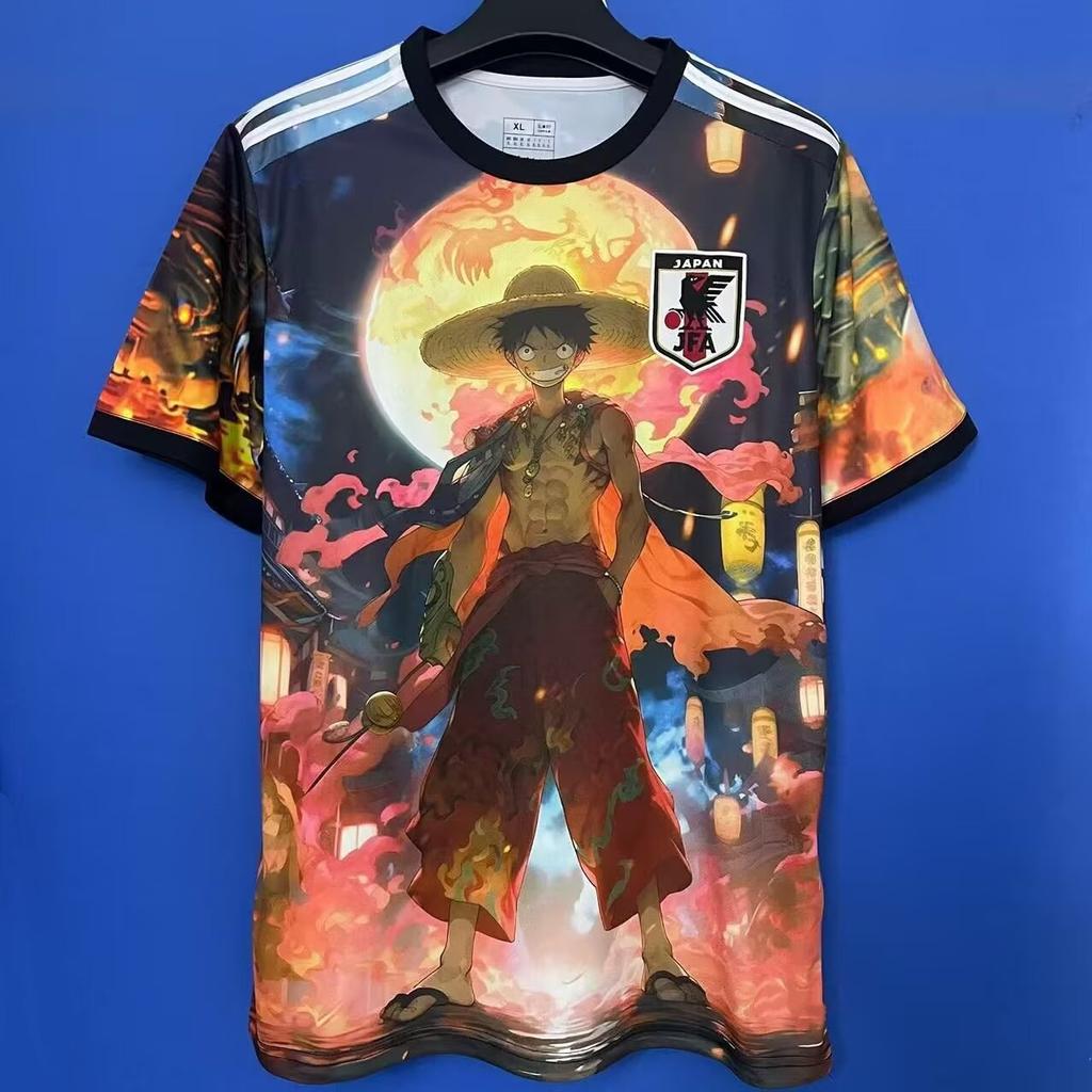 Japan National Football Jersey Anime Manga Short-sleeved Football Jersey Japan National Team Jersey