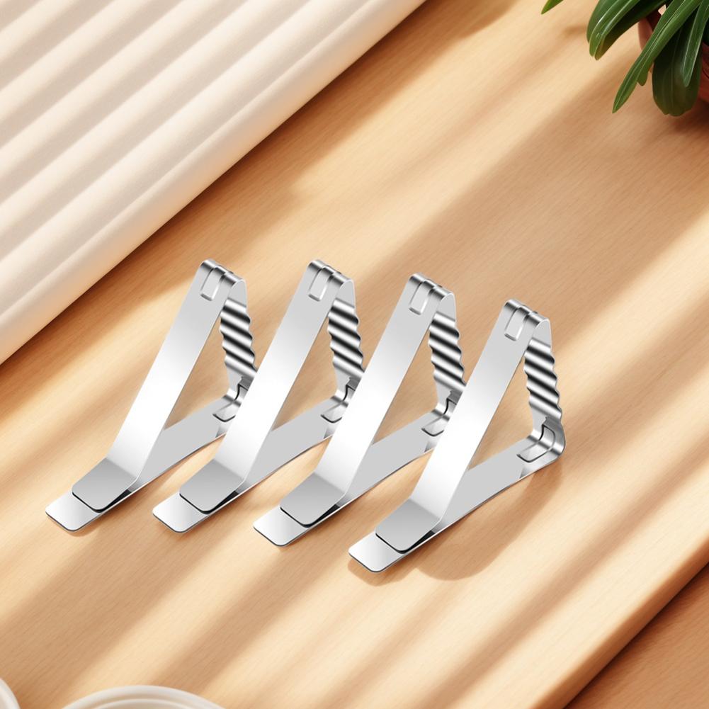 Tablecloth Clips Stainless Steel Table Cloth Holder Clip Windproof Table Cloth Fixed Clips for Picnics Marquees Graduation Party