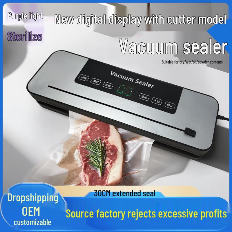 Automatic Food Vacuum Sealer for Dry & Wet Compression