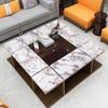 Marble color 0.4m wide oil resistant PVC sticker for kitchen and living room decoration wallpaper