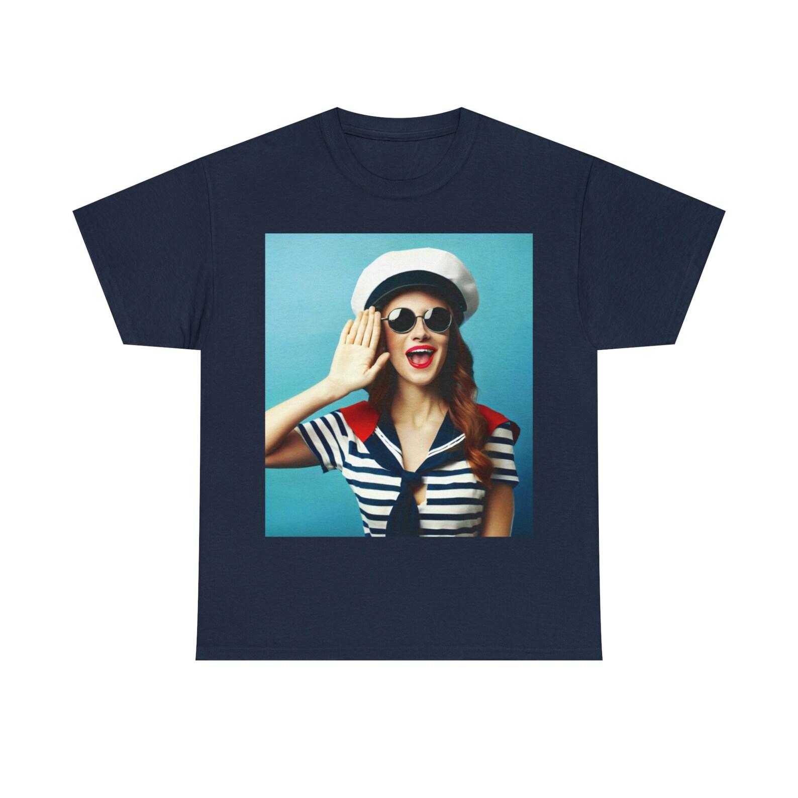 Female Sailor Nautical T-Shirt 100