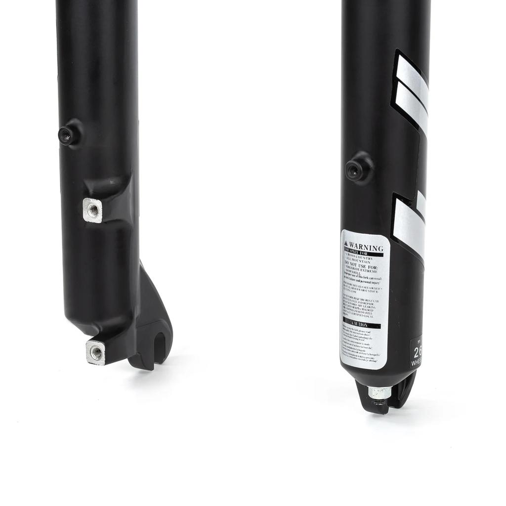 Fat Bike Spring Fork, 20-26", 105mm Travel, 4.0" Tire, Adjustable Spring, Mechanical Lock, 32mm, Disc Brake