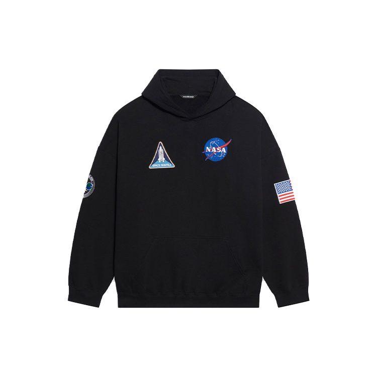 Balenciaga Space Nasa Logo Hoodie 651799TKVD81070