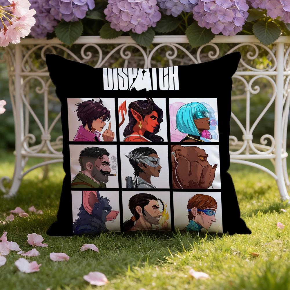 Game D-Dispatch Cushion Cover Home & Car Dual-Scene Pillow Cover: Reversible for Premium Comfort