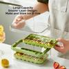 28/56 Grid Ice Maker Storage Box with Lid Shovel Ice Mould Tray Portable Ice Cube Mold  Household