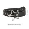 Delicate Hollow Out Star Buckle Waist Belt Adult Jeans Belt Adjustable Length
