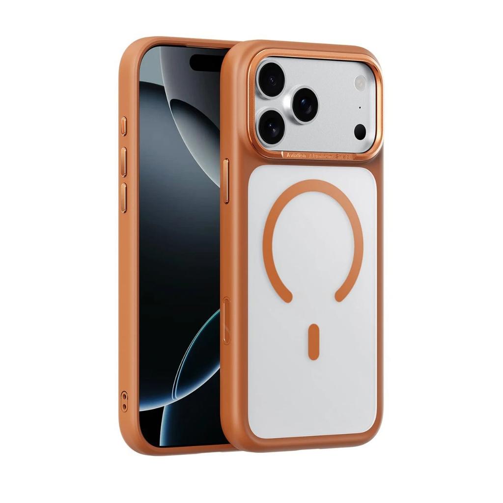 High quality Matte Magnetic Magsafe Phone Case For iphone 17 Pro Max 17 Air 17 Pro With AI Camera Button Anti-Fingerprint Cover