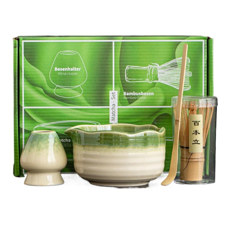 1/4/5/7 Pieces Song Dynasty Matcha Bowl Beating Matcha Tools Matcha Brush Point Japanese Tea Bowl Mixer Tea Bowl, Kiln Change