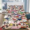 Cartoon Duvet Cover Pillowcase C-Crayon Shin Chans Bedding Set For Kids Adults Single Double Large Sizes Bedroom Decor Gift