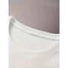 European sizes Men's Casual T shirt Threaded Round Neck Short sleeved Top Fabric Refreshing and Comfortable