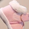 Baby Boots 0-2 Years Fleece-Lined Warm Infant Shoes with Soft Soles for Boys & Girls Cute Casual Shoes for Kids