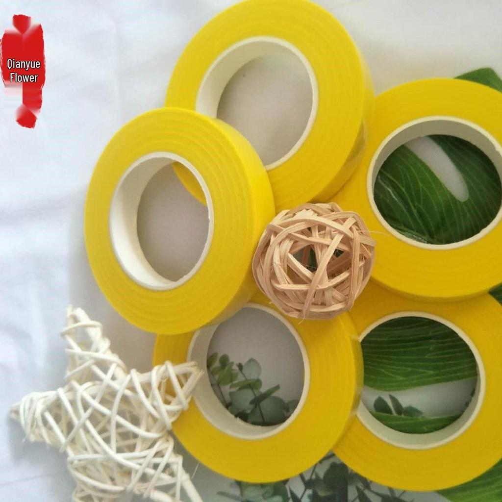 Green Floral Stem Twist Tie Tape, 28 Meters, DIY Artificial Flower Tape