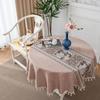 Japanese Cotton Linen Tablecloth - Fresh, Artistic, Round & Rectangular Options