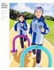 2025 Children's Windproof Winter Jacket & School Uniform 3-Piece Set for Kindergarten & Elementary Sports Day