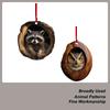 2D Acrylic Ornament Living Room Bedroom Garden Seasonal Decor Raccoon Tree Pendant Christmas Tree Animal Pattern