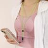 High-End Women's Phone Lanyard: Neck Strap, USB Drive Holder, ID Card Pendant, Keychain, Reflective Outdoor Rope