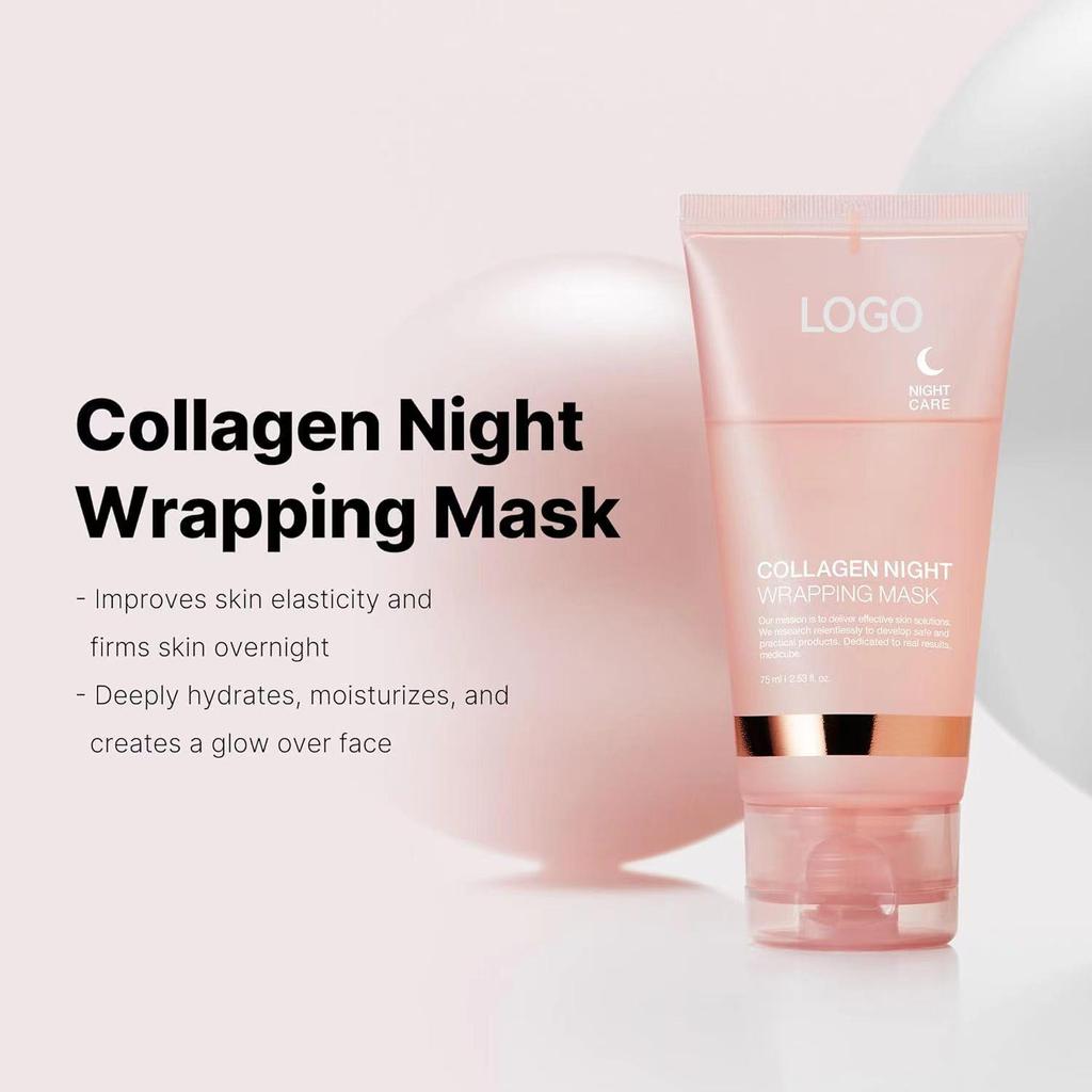 Collagen Peel-off Mask: Deep Cleansing, Skin Rejuvenation, Moisturizing Skincare & Overnight Hydration