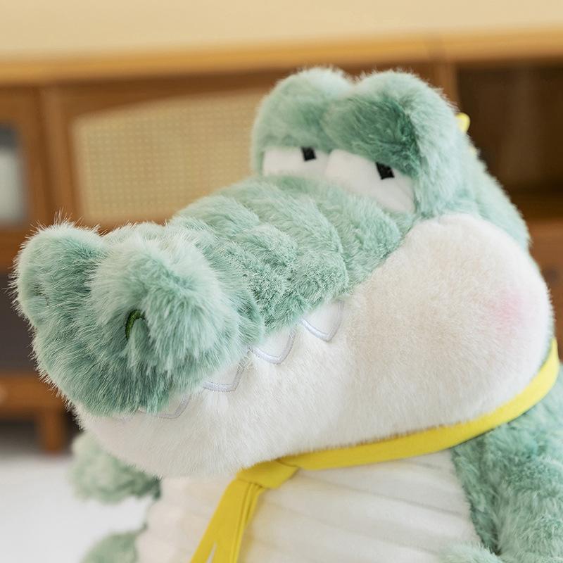 Cartoon Crocodile Doll Plush Toy Large Size Doll Cute Sleeping with Long Pillow for Boys Gift