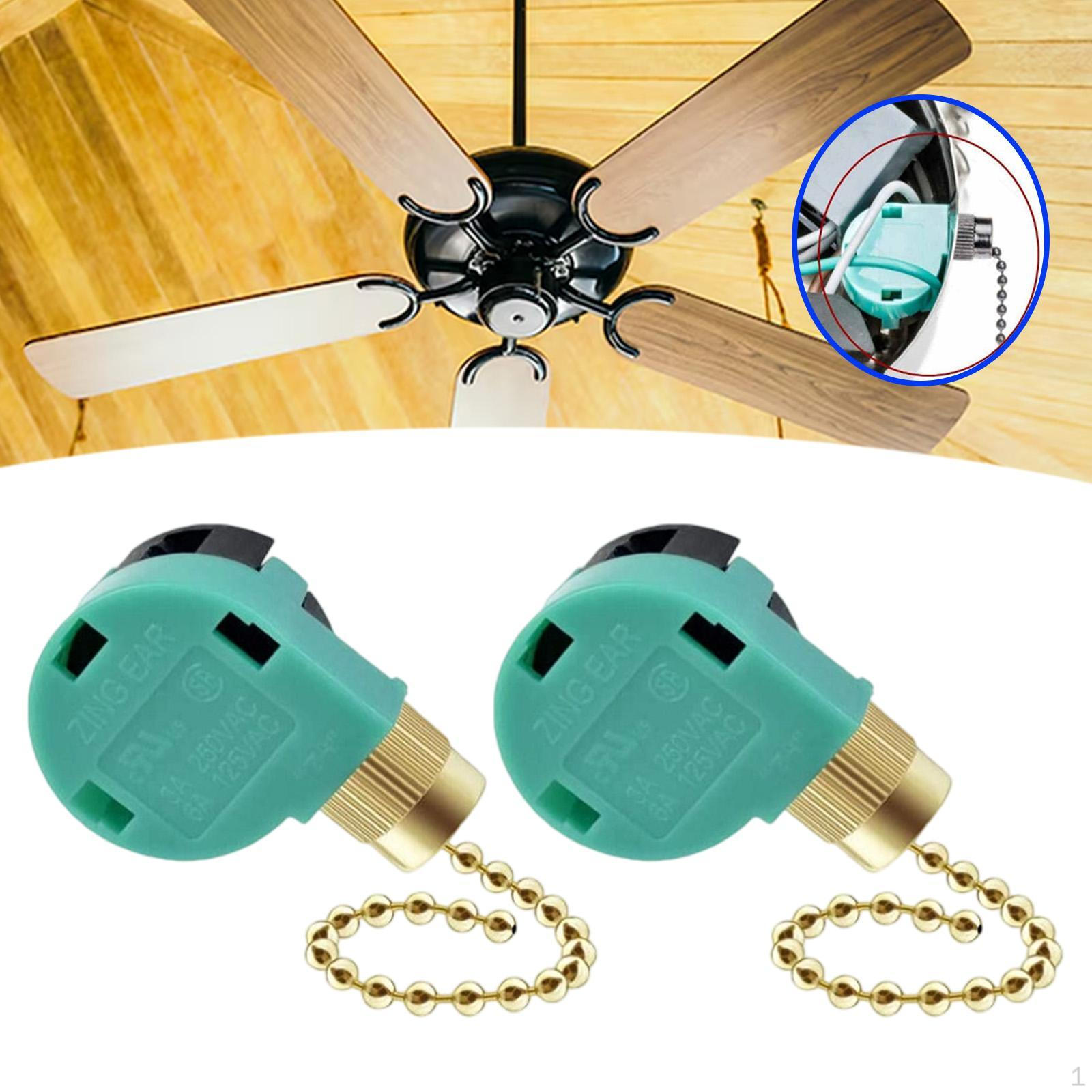 

2 штуки вимикач на ланцюжку для вентилятора Hunter для стельових вентиляторів Ze268S6 gold pull chain