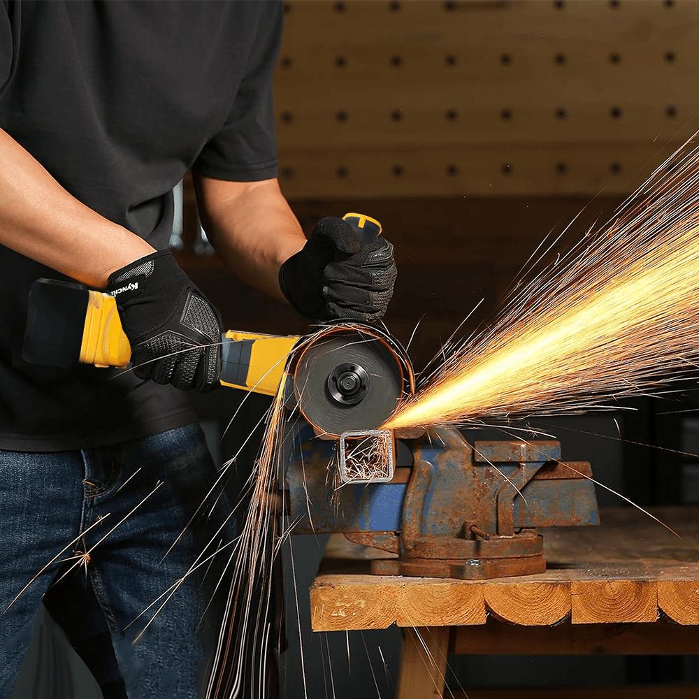 125mm Brushless Electric Grinder Cordless Angle Grinder Cutting Polishing Machine Speed Digital Display For Makita 18V Battery