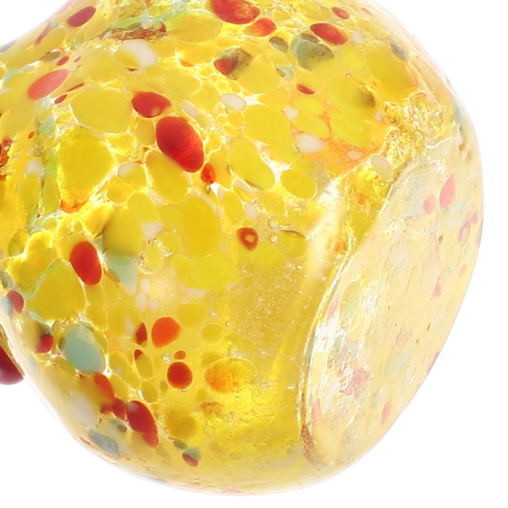 Creative Desktop Glass Hen Ornament Handmade Glass Chicken Statue Realistic Colorful Decor for Home Office Display Gift