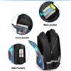 Kids Cartoon Print Backpack School Lightweight Ergonomic Design With Reflective Safety Stripes Oxford Fabric Grade 3-4