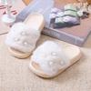 Children's Eco-friendly Non-slip Plush Slippers, Warm EVA, for Toddlers and Girls, Outdoor Use.