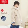 Hongdou Kids' Winter Coral Fleece Pajama Set