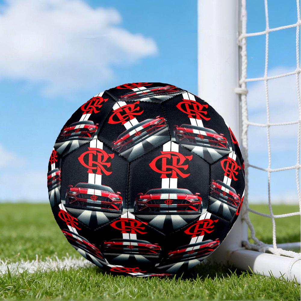 Flumi-nense Mandala Pattern Printed Size 5 Soccer Balls, High-Quality, Anti-Slip, Protective Football, A Unique Gift , Birthdays, Christmas Gifts