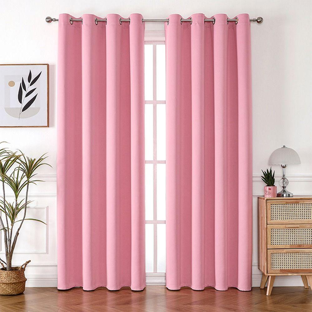 Door Curtains Drapery Panel Sun Protection Shading Curtains Blackout Curtains