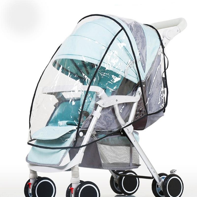 Baby Travel Weather Shield Breathable Stroller Rain Cover Baby Car Weather Wind-Shield Protect from Dust Snow Universal