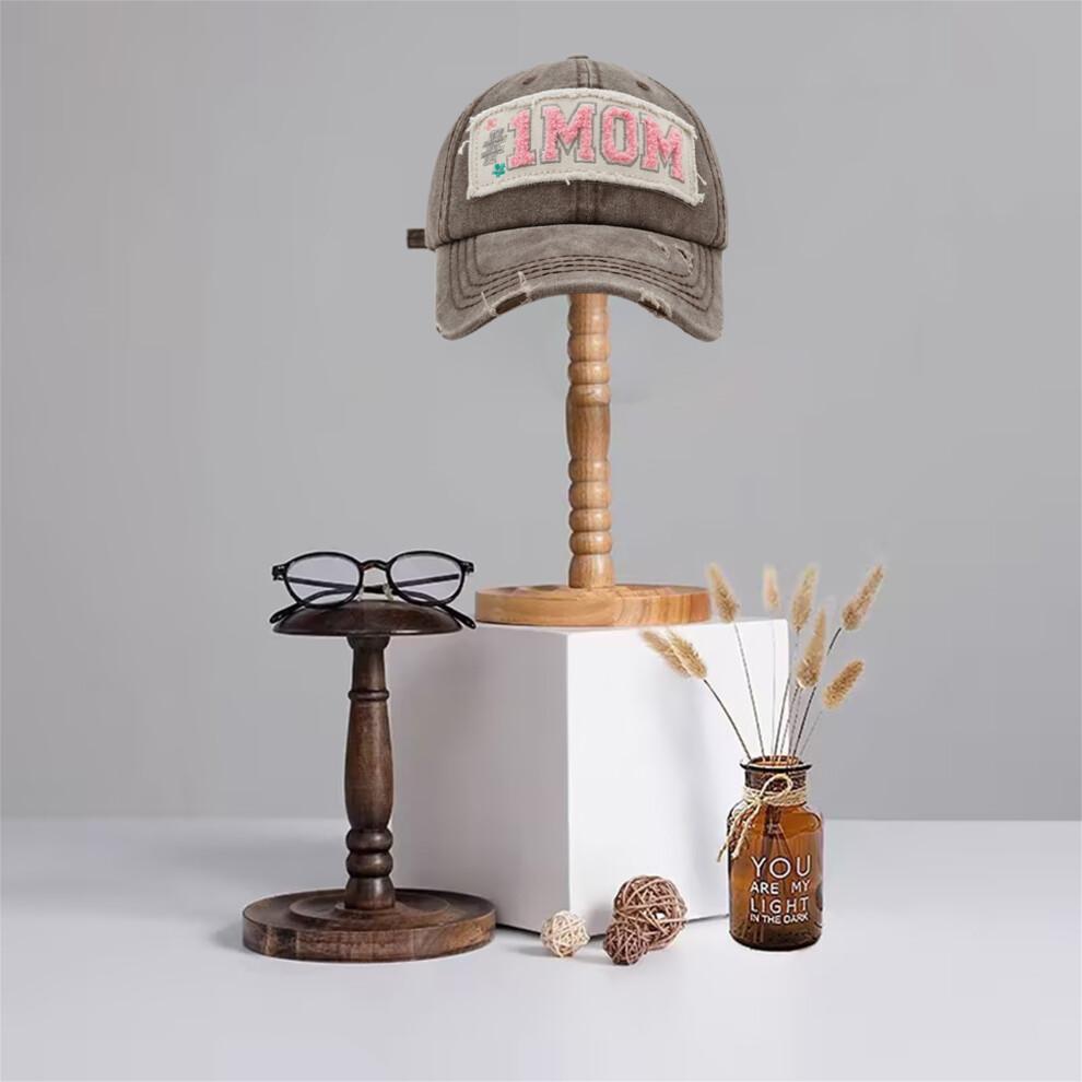 (L, Hellbraun) Damen Muttertag Sonnenhut Atmungsaktiv Sonnenschutz Buchstabenstickerei Baseballkappe Urlaubs-Outdoor-Reisekappe