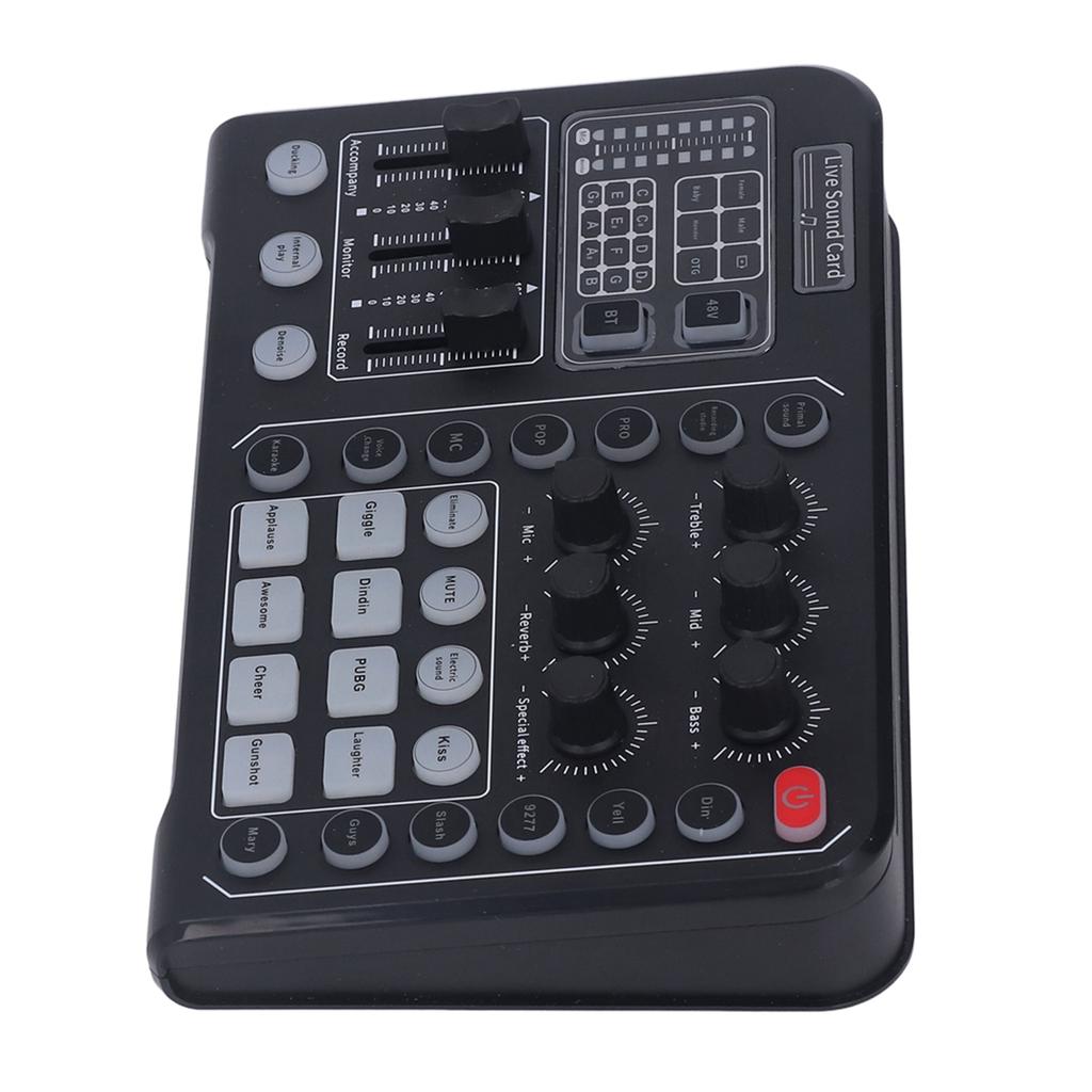 Live Sound Board DSP Chip Dual Channel Wireless Professional Multifunctional Sound Board
