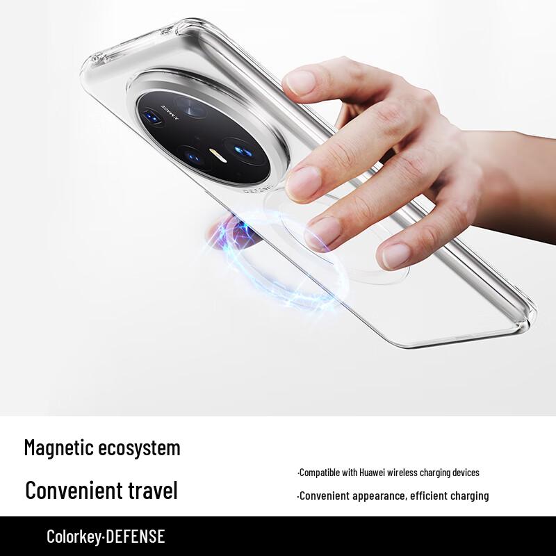 Juese Huawei Mate70 Pro Transparent Magnetic Phone Case