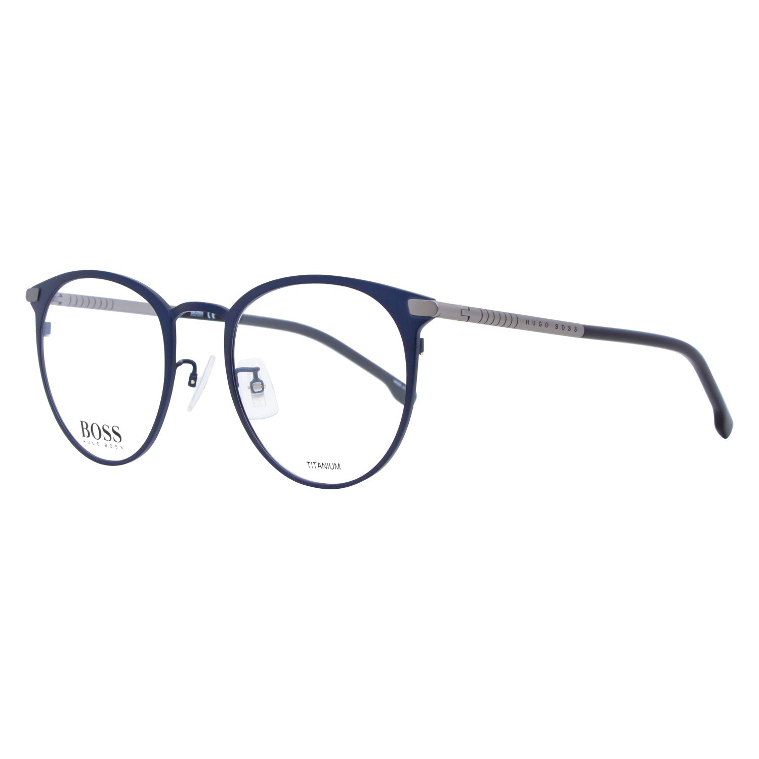 

Очки круглые Hugo Boss BOSS1070/F FLL матовые синие 51 мм 1070/F