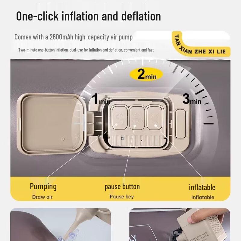 Explorer Automatic Inflatable Camping & Home Air Mattress