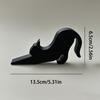 Lovely Doorstop Black Cats Door Stoppers Plastic For Home And Office Use Safety Guards