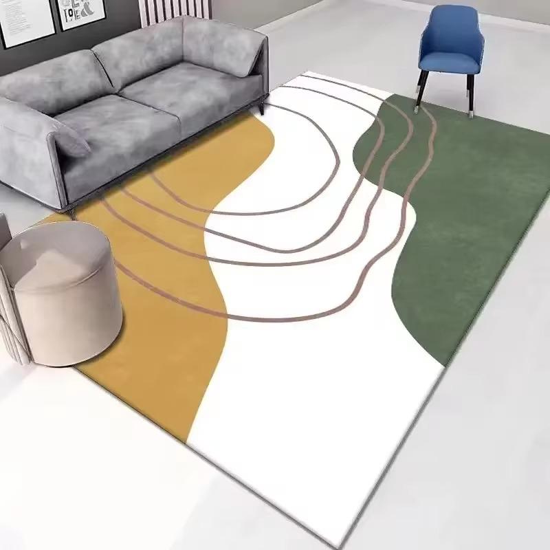 Simple Style Living Room Decor Carpet Lobby Antiskid Large Size Rugs Children Bedroom Soft Carpets IG Entrance Door Mat Washable